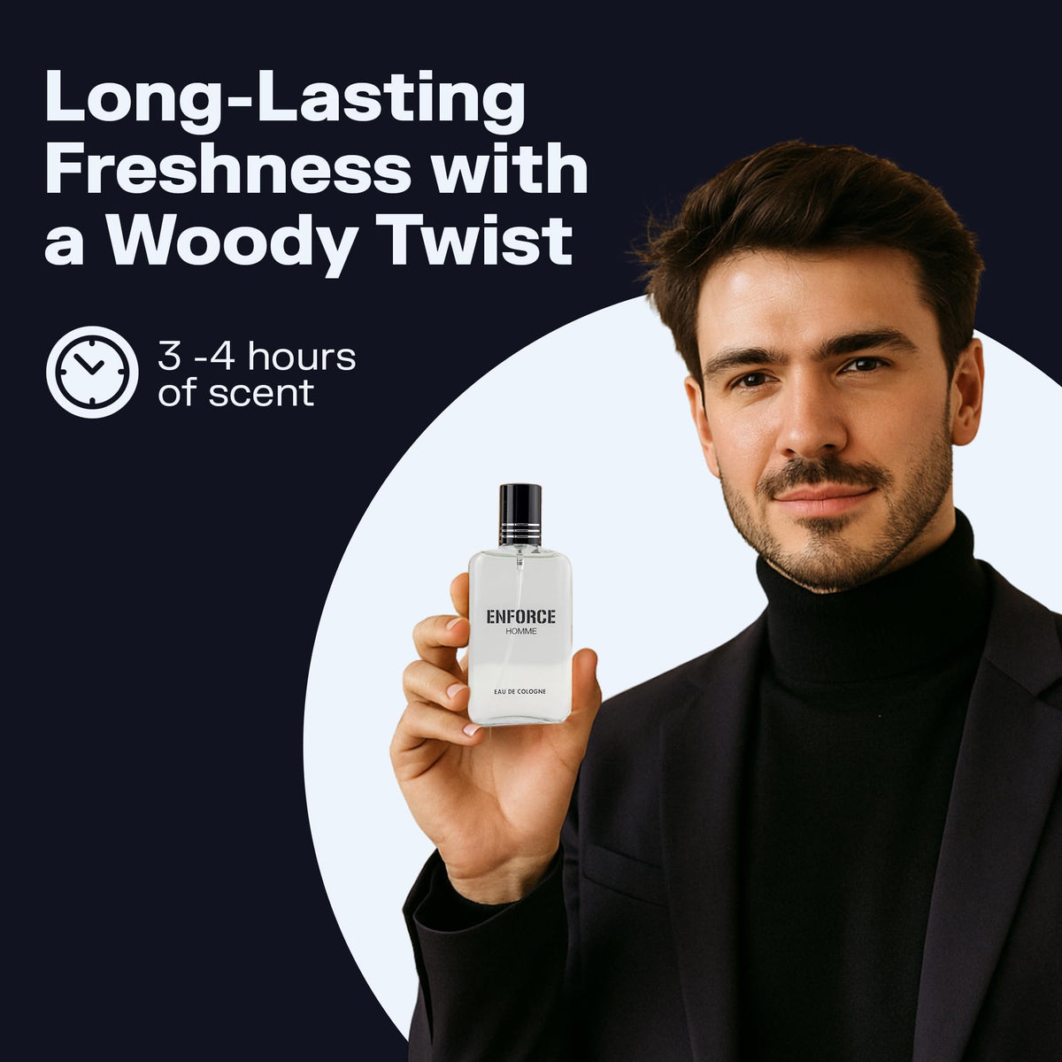 Eau de Toilette Spray Woody Sandalwood Citrus Musk 3.4 Fl Oz Y186660