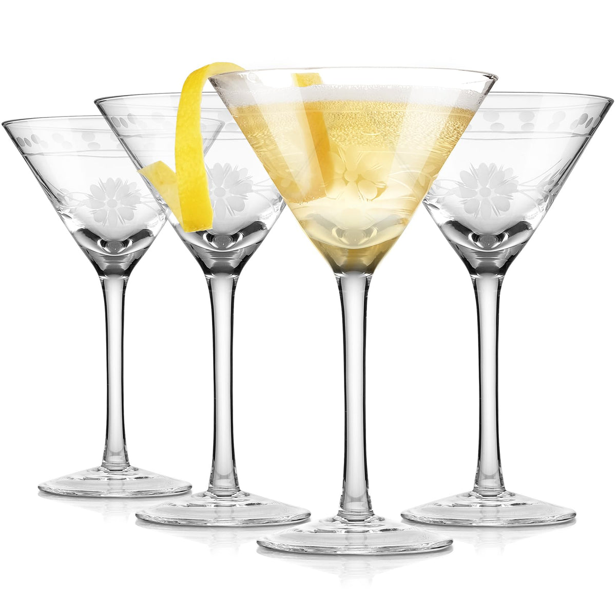 9.6 oz Martini Glasses Set of 4 C48364