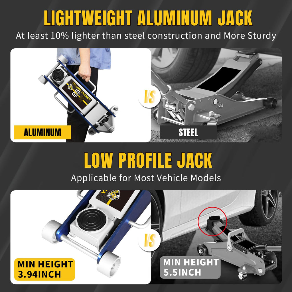 2.5 Ton Aluminum and Steel Floor Jack V21161