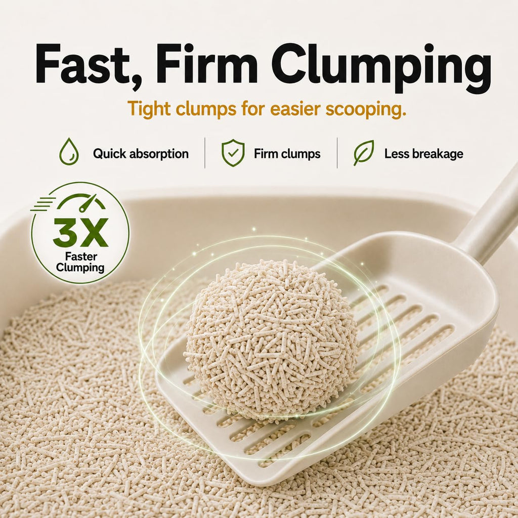 Tofu Cat Litter Low Dust Fast Clumping Flushable 2-Pack 22 lb X51113