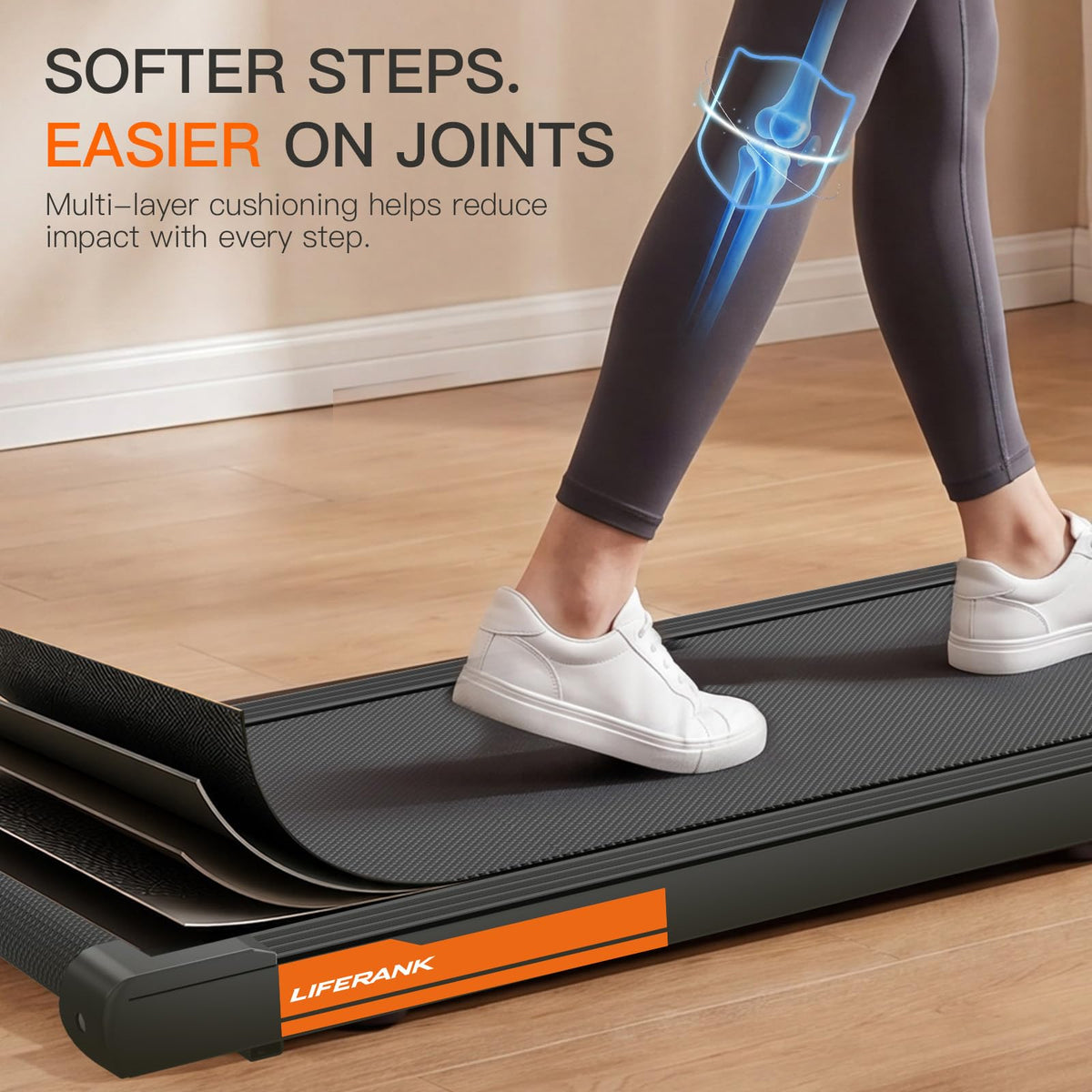 Portable Under Desk Treadmill with Incline M806881