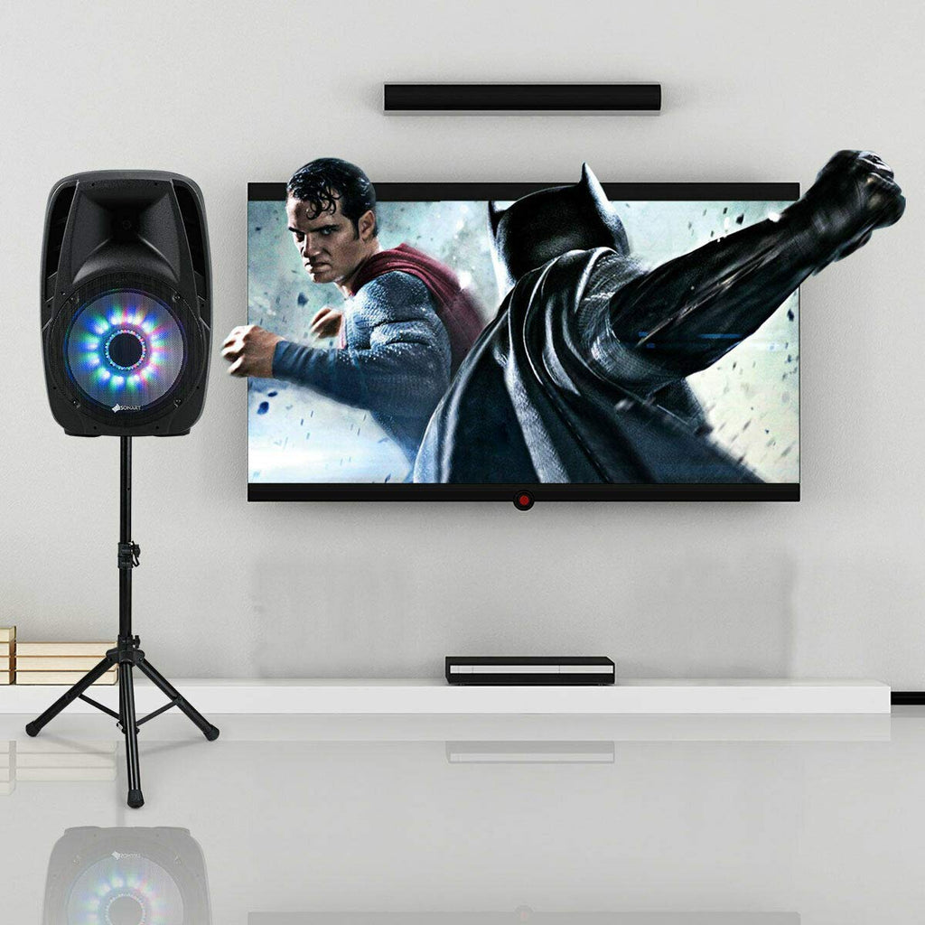15" 1500W 2-Way Portable PA Speaker System O970324