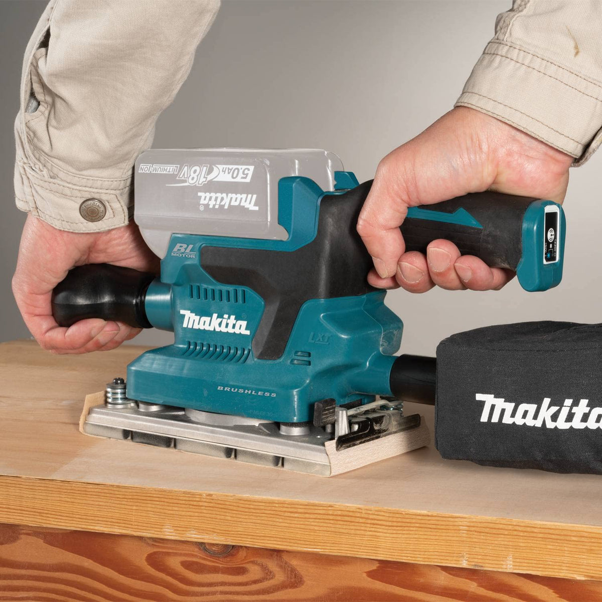 18V Brushless Cordless 1/3 Sheet Finishing Sander H423022