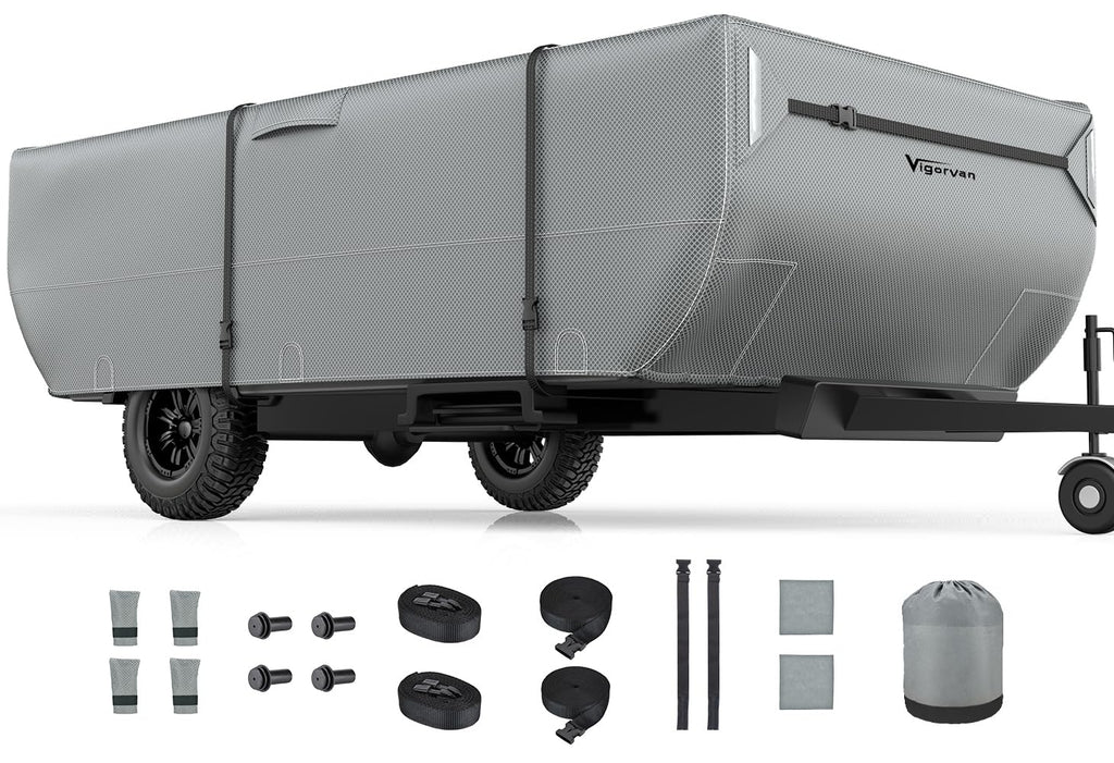 Folding Camper Cover Fits 10'-12' Trailers W111397