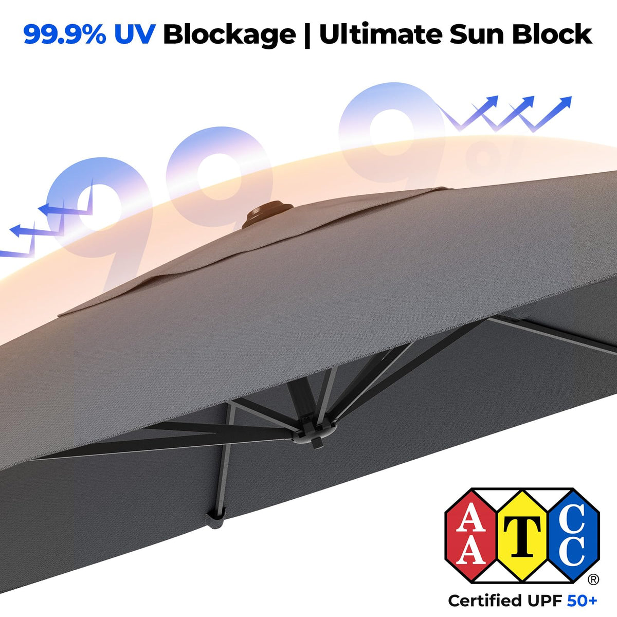 9x12 FT Cantilever Patio Umbrella with Base R601456