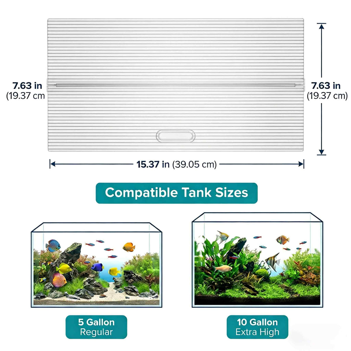 Clear Polycarbonate Aquarium Lid D20371