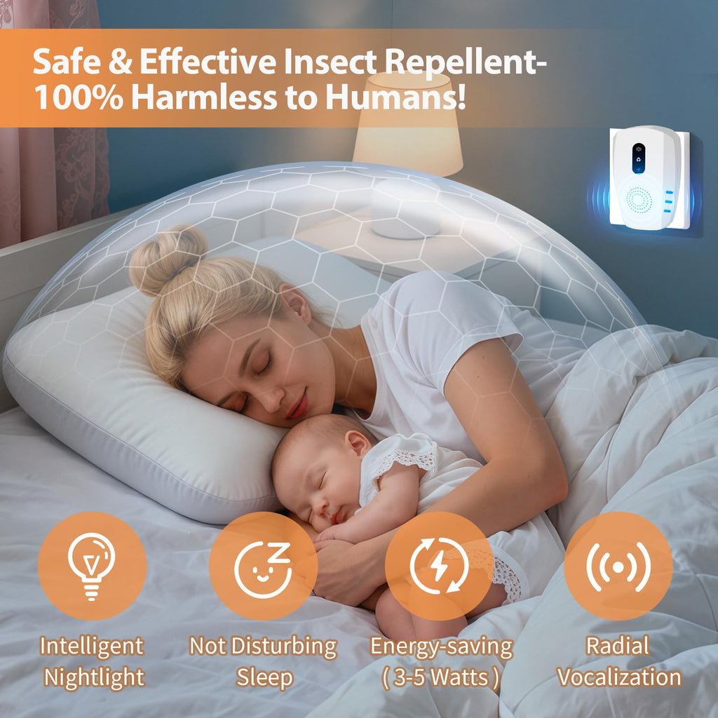 Ultrasonic Indoor Pest Repeller 6 Pack Q285007