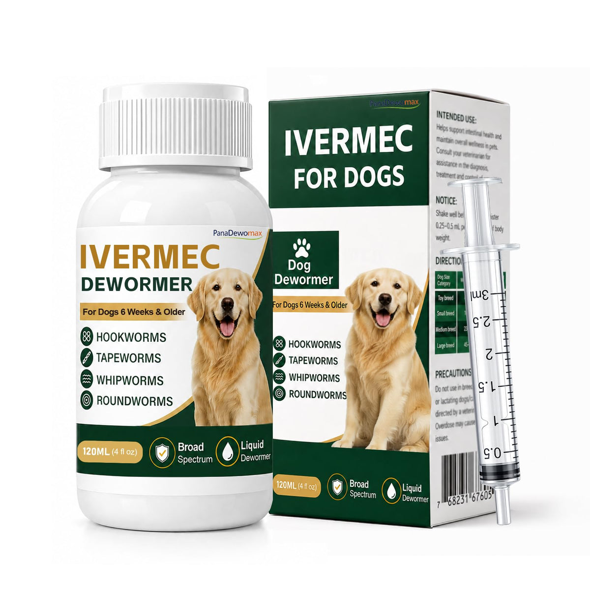Broad Spectrum Dog Dewormer R855