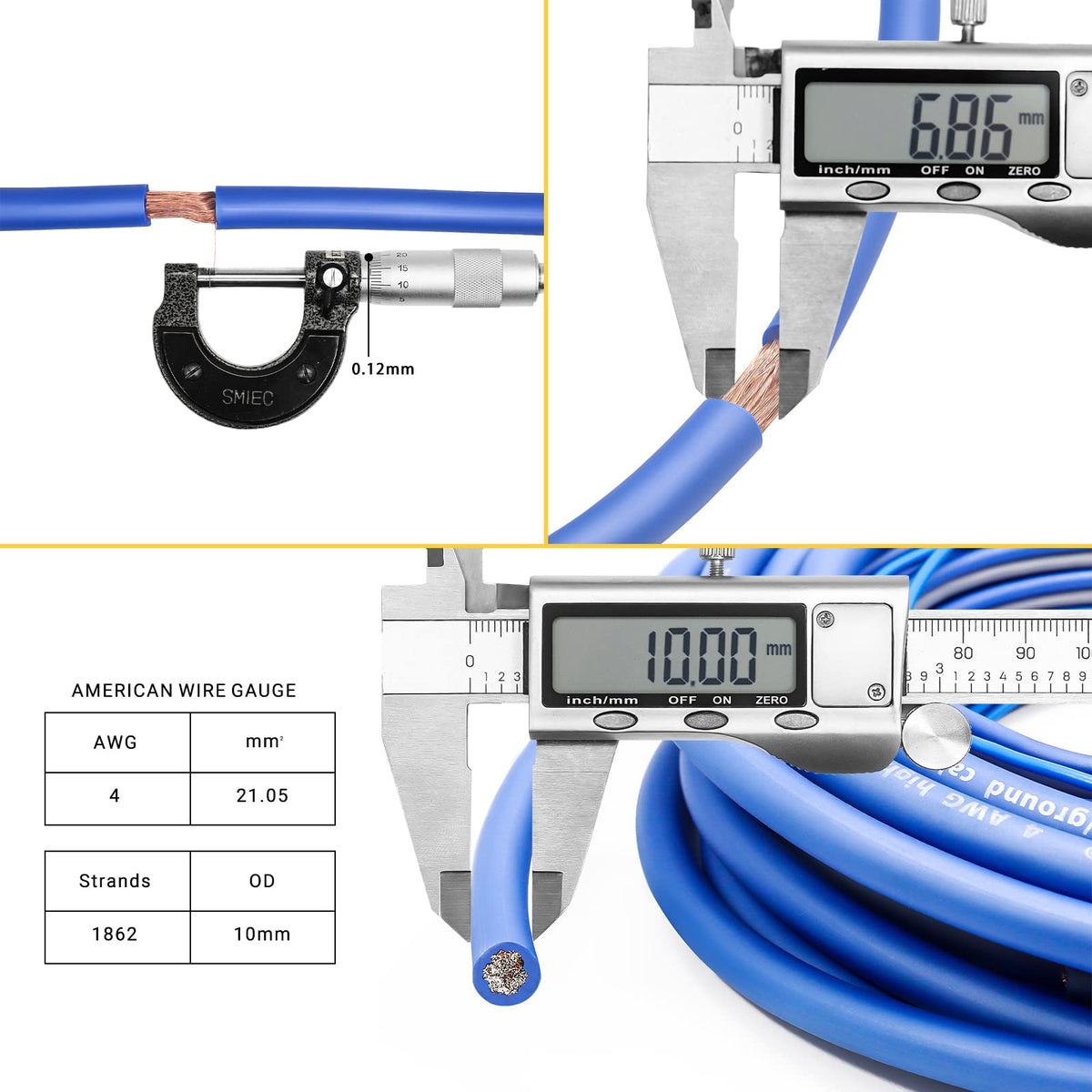 4 Gauge CCA Amplifier Wiring Kit with OFC RCA Cable I894