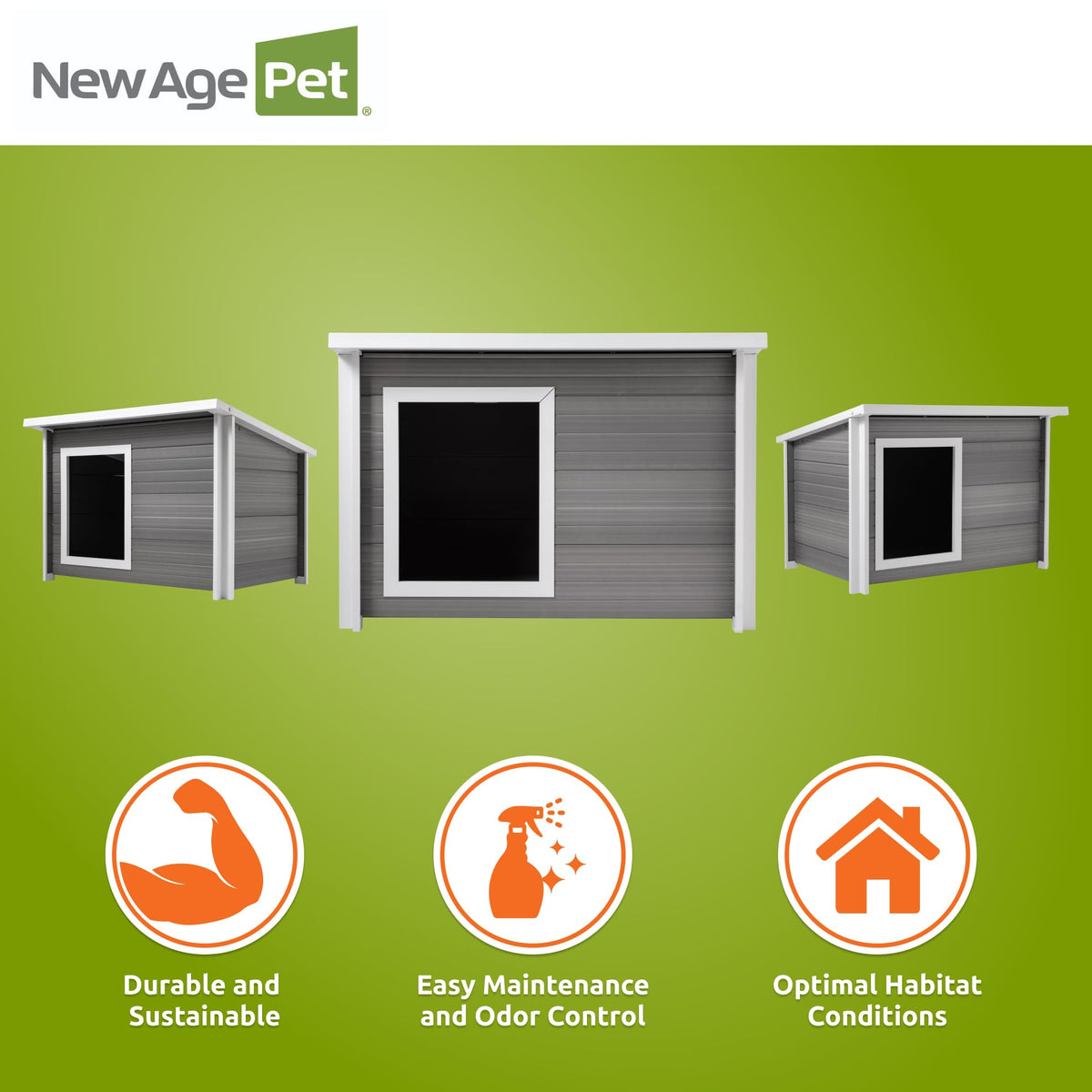 X-Large Grey Dog House G6844