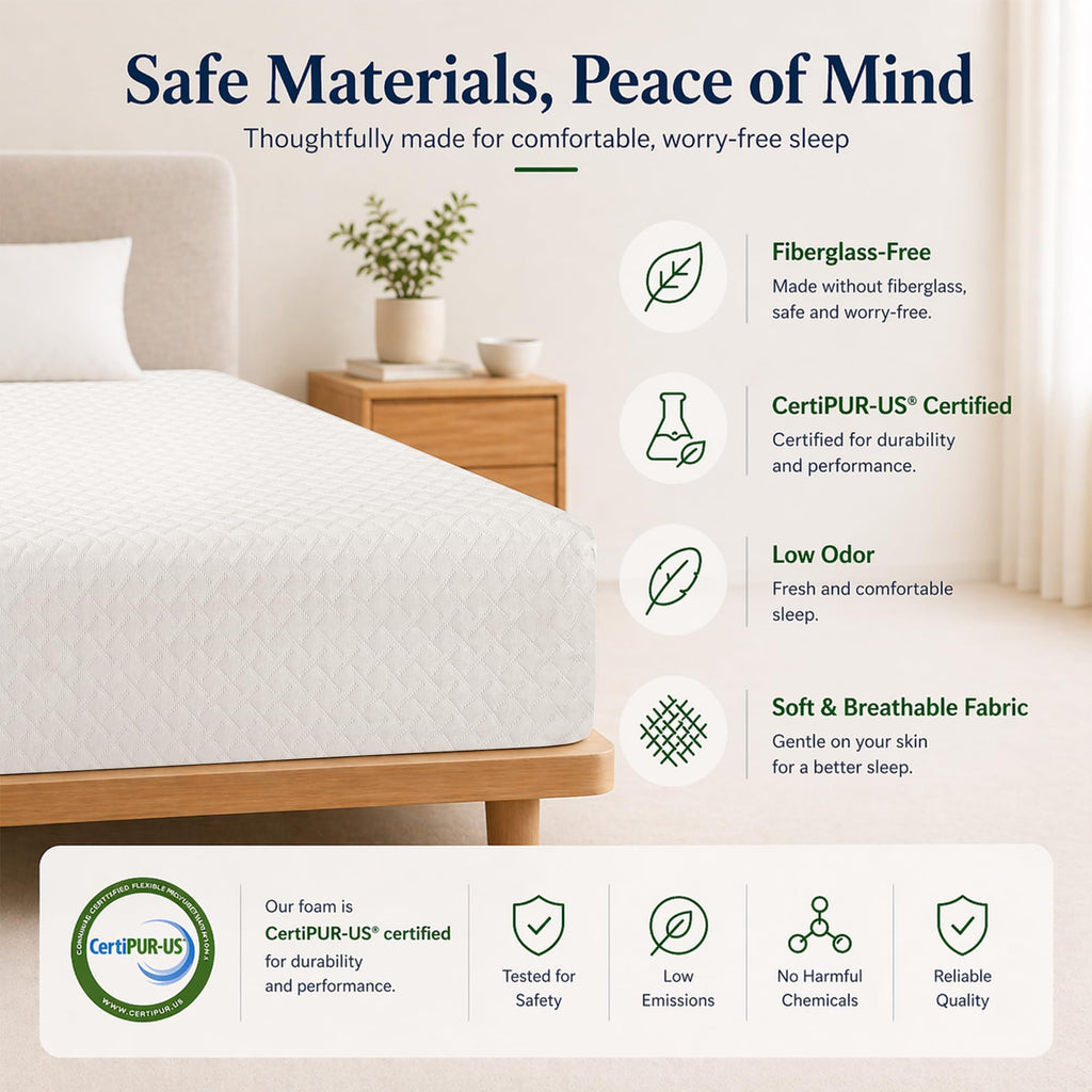 Twin Size 5 Inch Memory Foam Mattress B484764