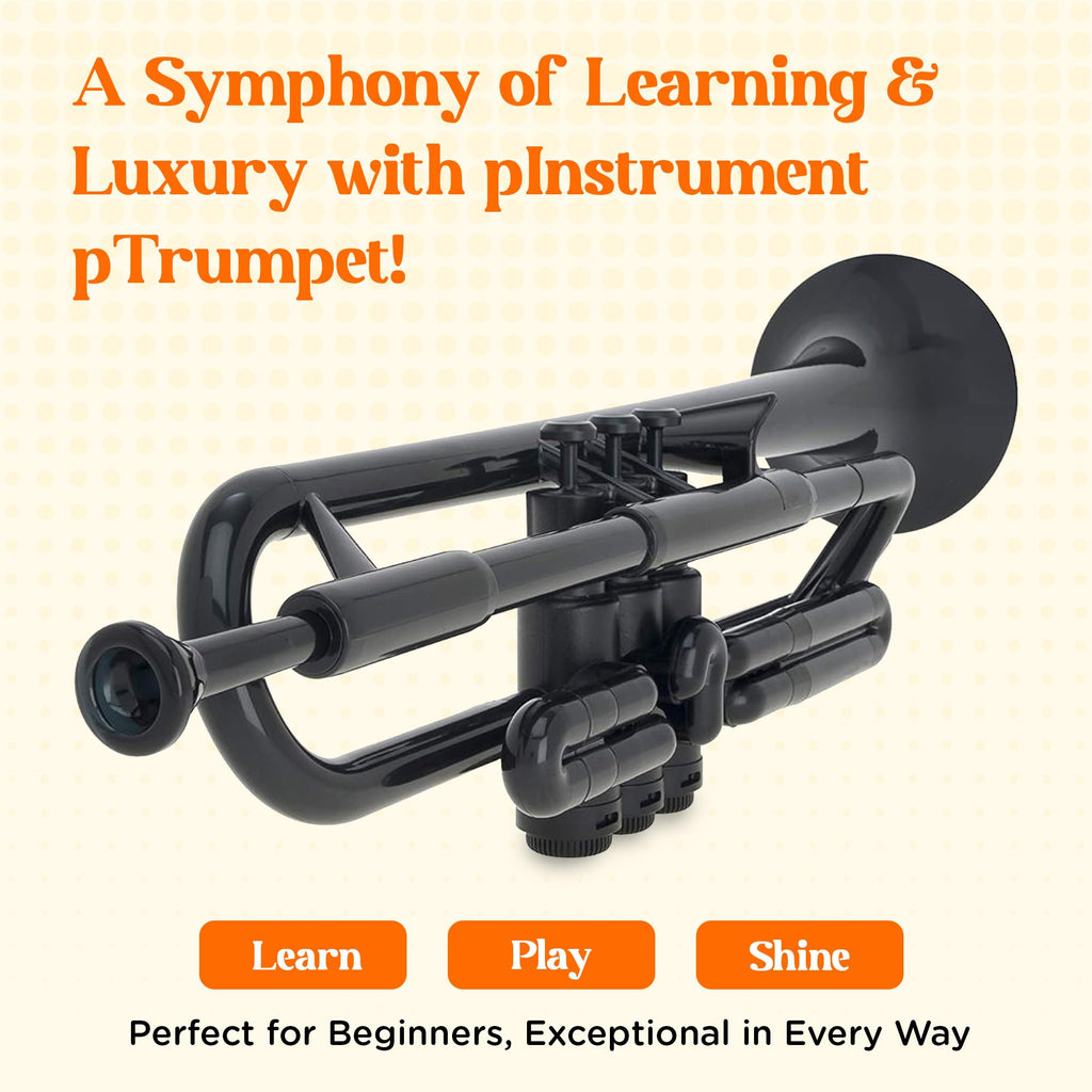 Bb Plastic Trumpet with 3C & 5C Mouthpieces and Carrying Bag F40405