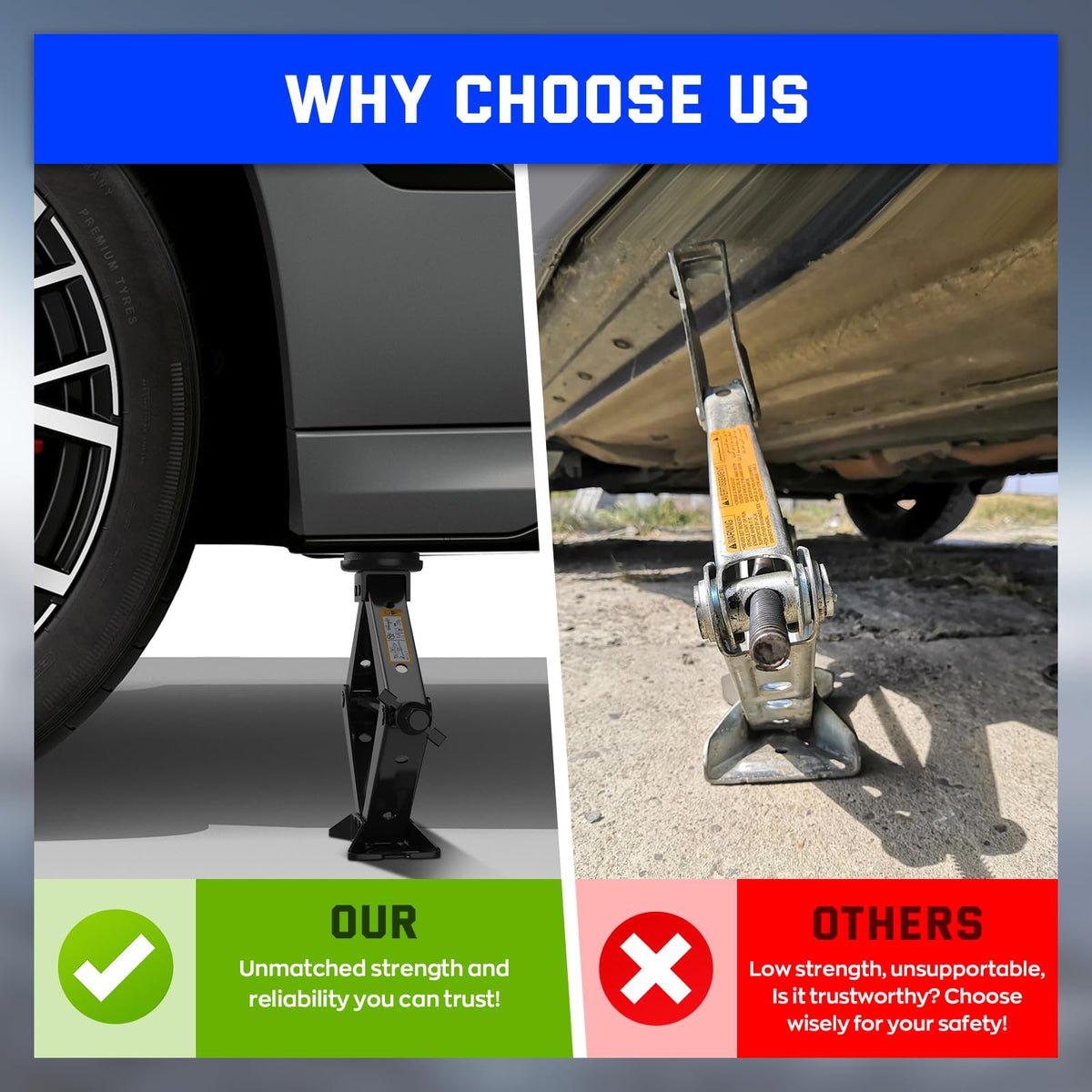 2.5 Ton Scissor Jack Kit with Jack Pad L550640