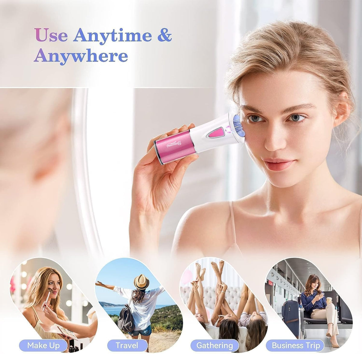 Portable Electric Mini Epilator with 9-Tweezers Q5341