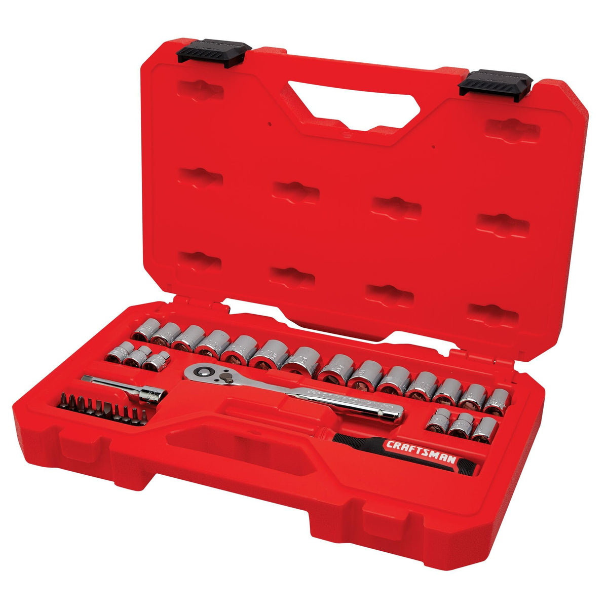 33 Piece 3/8 Inch Drive SAE/Metric Mechanics Tool Set M9983