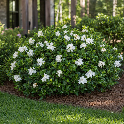 2 Extra Large 3 Gallon Frostproof Gardenia Jasminoides Fragrant Evergreen Shrub V5391