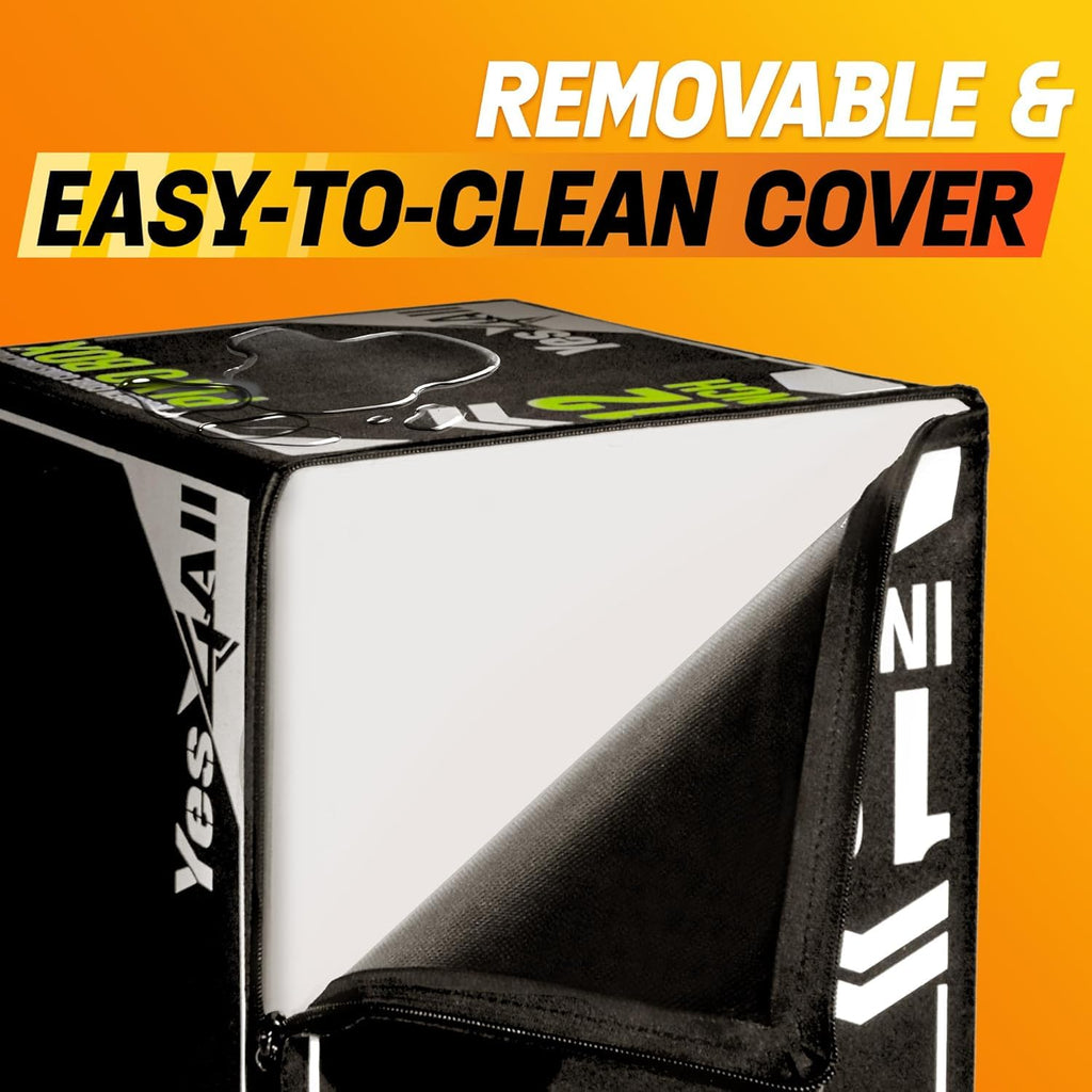 3-in-1 Soft-Padded Plyo Box with Wooden Core U4144