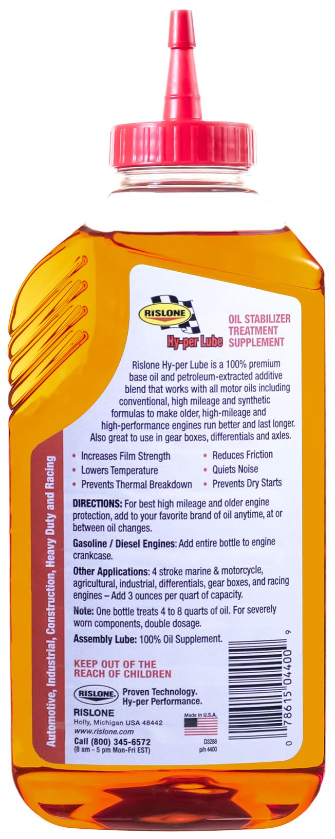 High Mileage Oil Supplement/Stabilizer, 16.9 oz F273