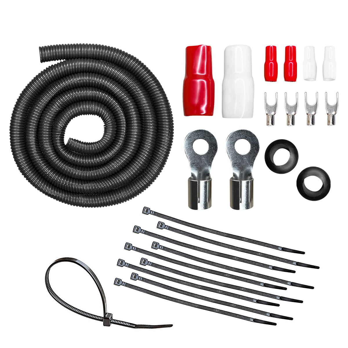 4 Gauge CCA Amp Wiring Install Kit J88213