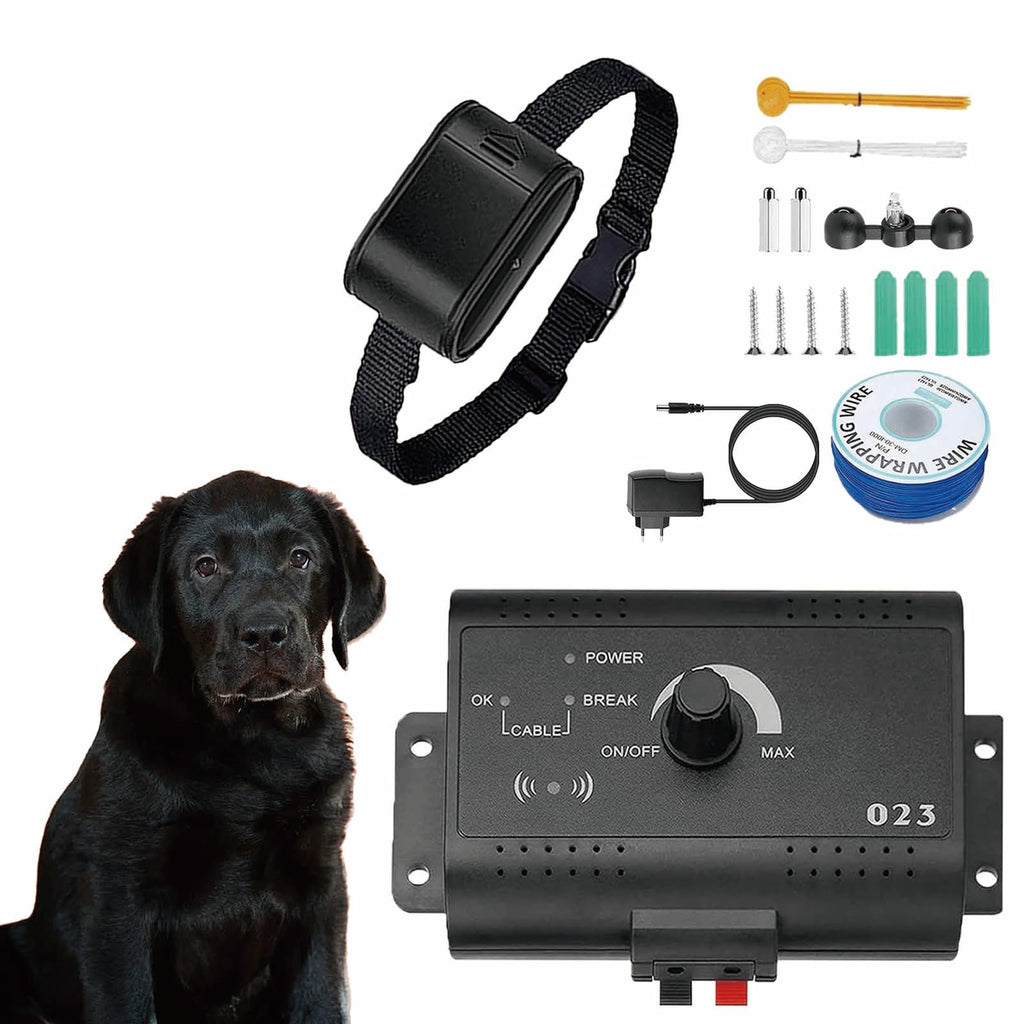 Electronic Dog Fence, In-ground/Aboveground Pet Containment System, Waterproof Training Collar P104