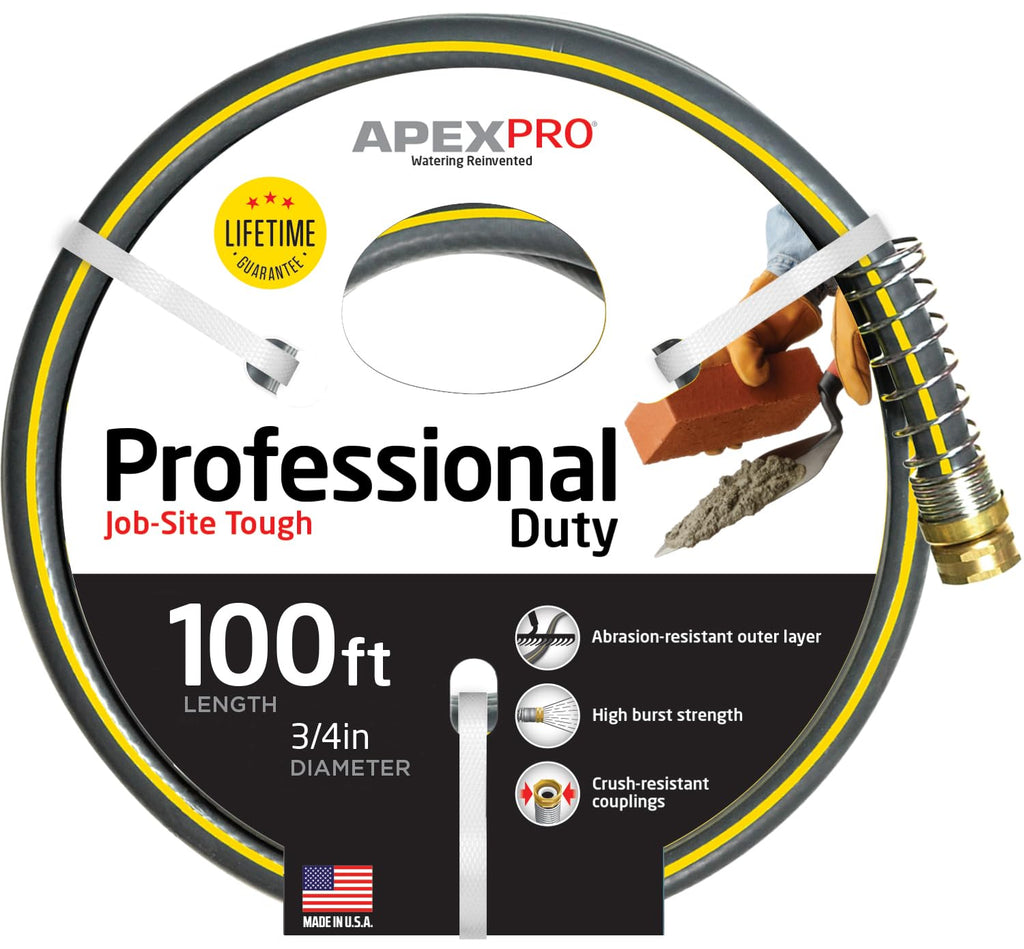 Garden Hose, 3/4-Inch by 100-Feet, Gray J19220