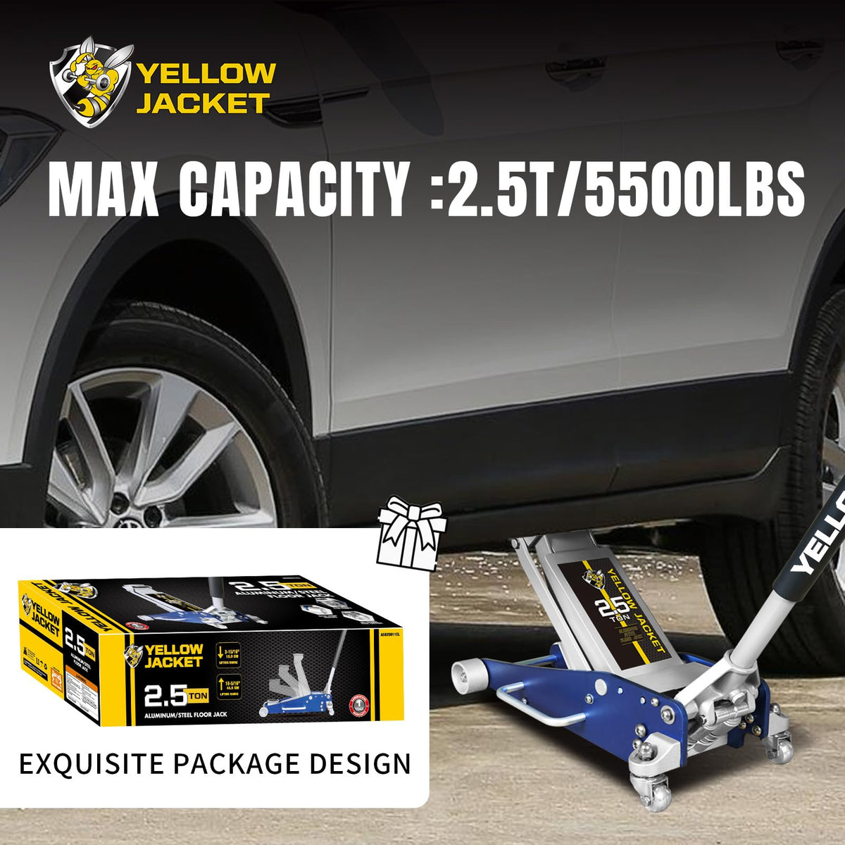 2.5 Ton Aluminum and Steel Floor Jack V21161