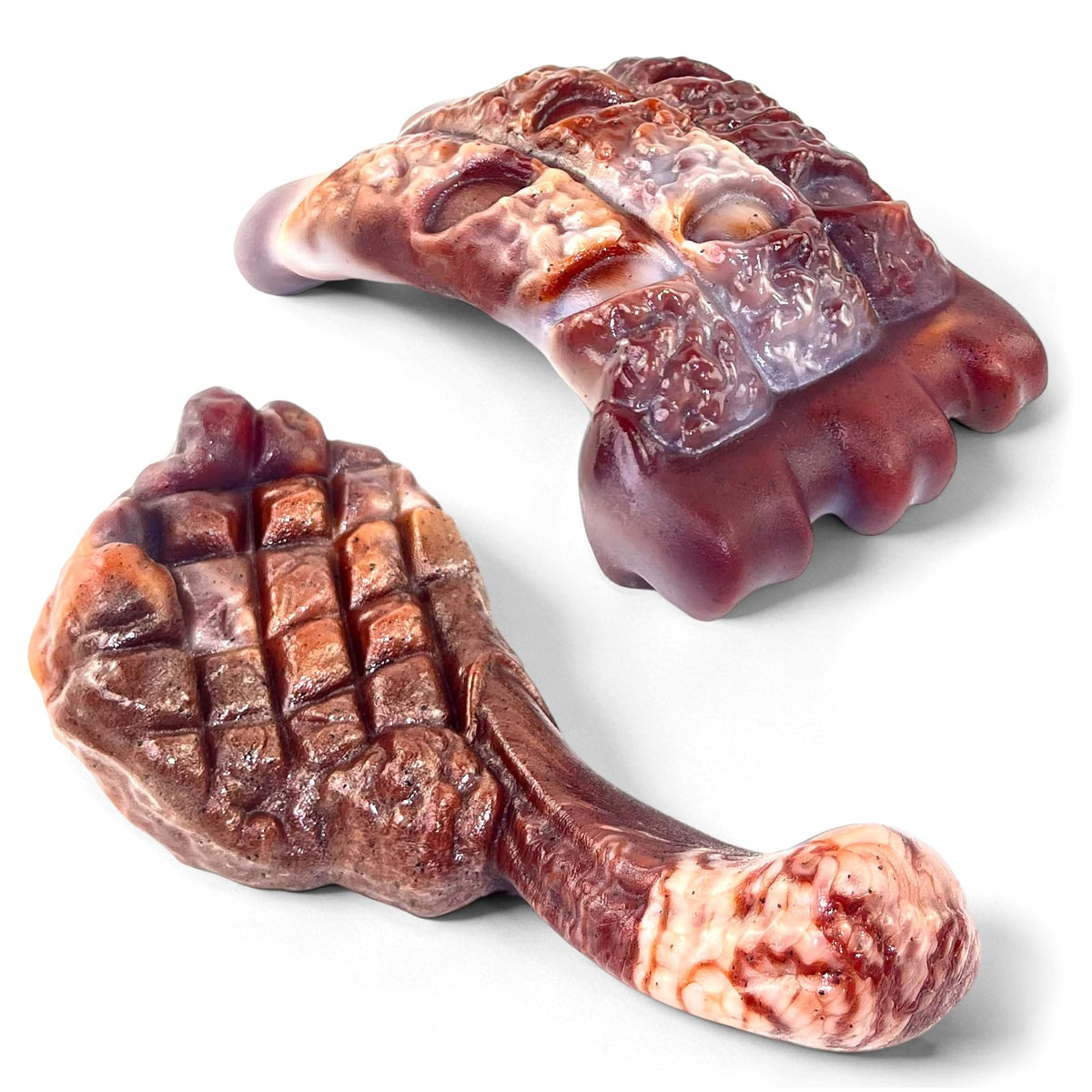 Tough Dog Chew Toys, 2 Pack Hard Nylon Bone T4189