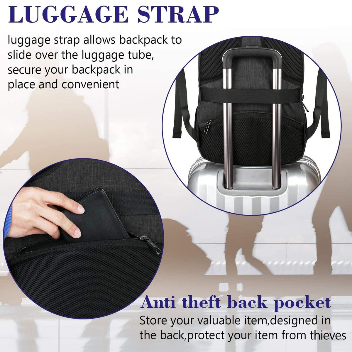 15.6 Inch Laptop Backpack U1532