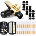 49 Pcs Alto Saxophone Replacement Kit with Mouthpiece Reeds Storage Case U5001