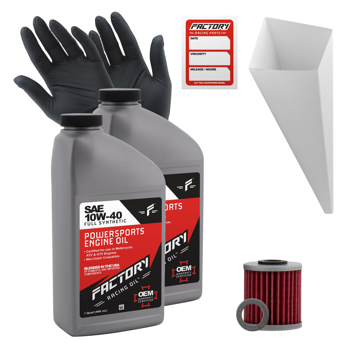 Oil Change Kit compatible with Kawasaki KX450F/SR/X Q779