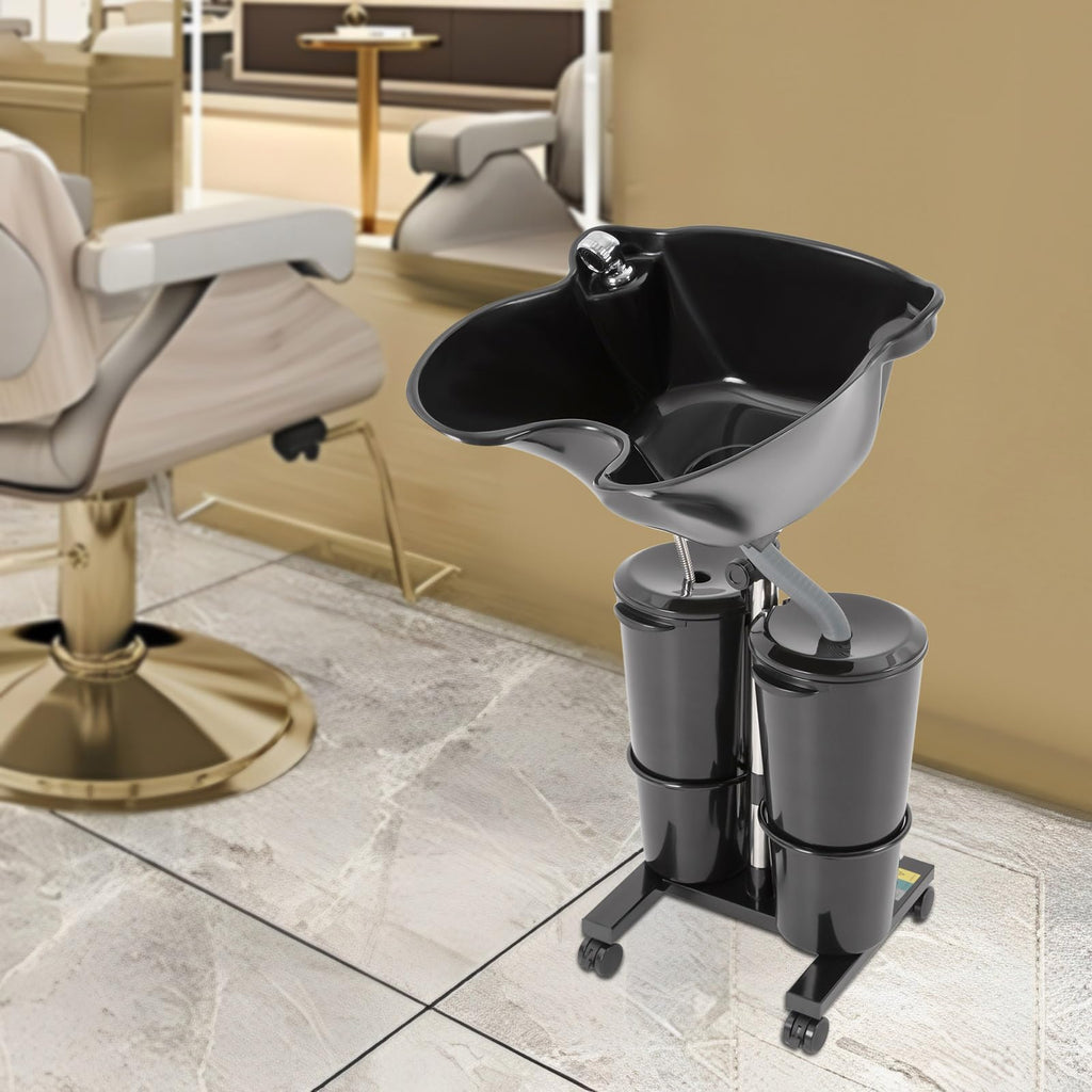 Portable Plastic Shampoo Bowl with Electric Pump W8768