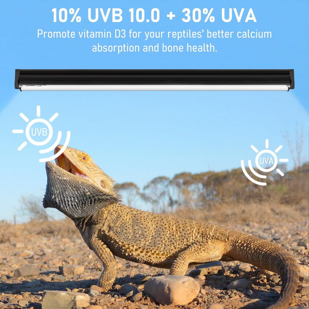39W UVA UVB Reptile Light Fixture 34 Inch V555306