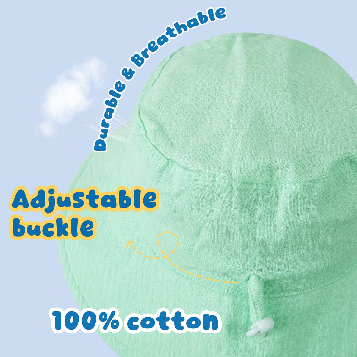 Muslin Baby Sun Hat Bucket Hats Y954