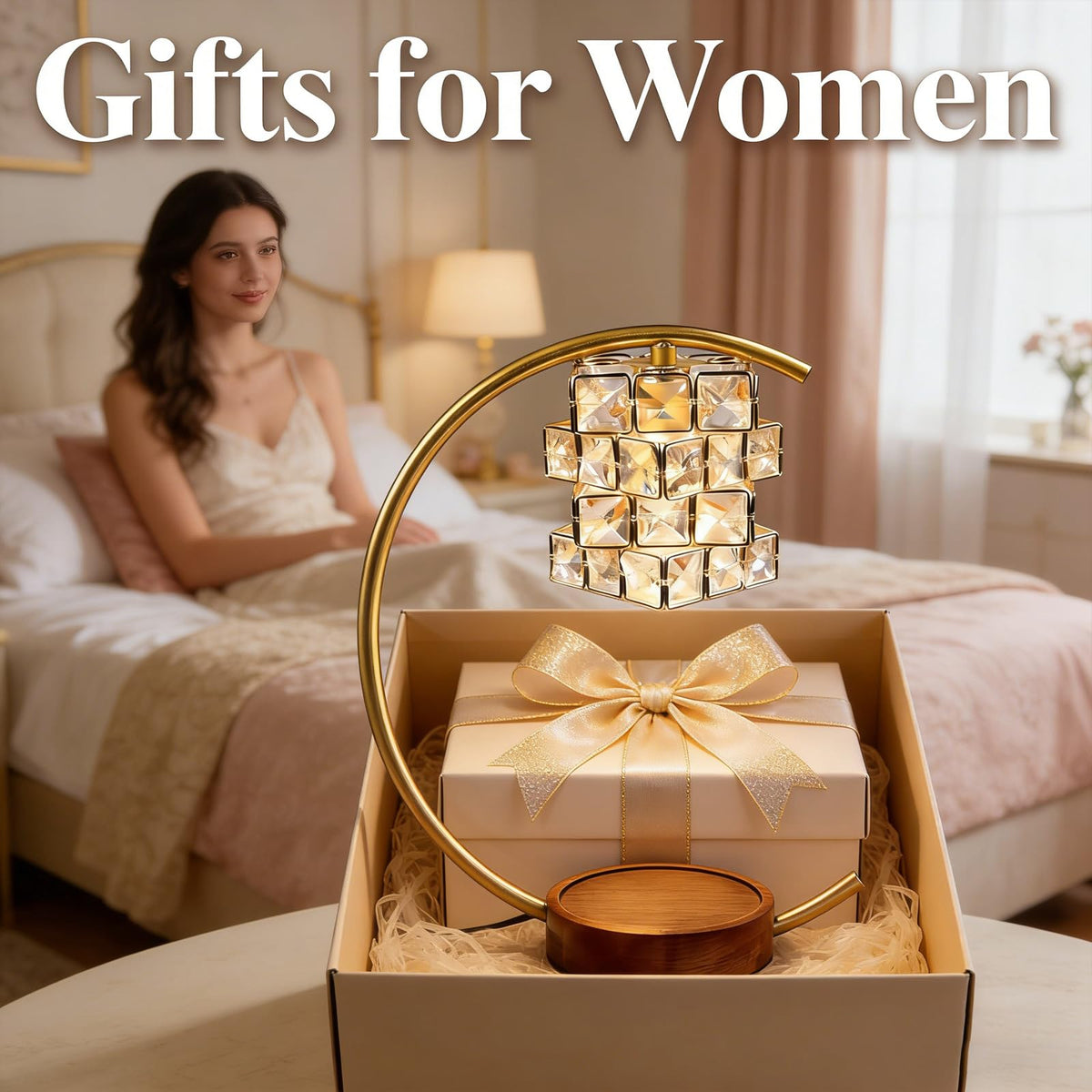 Candle Warmer Lamp with Timer Dimmable Wax Warmer Q59166