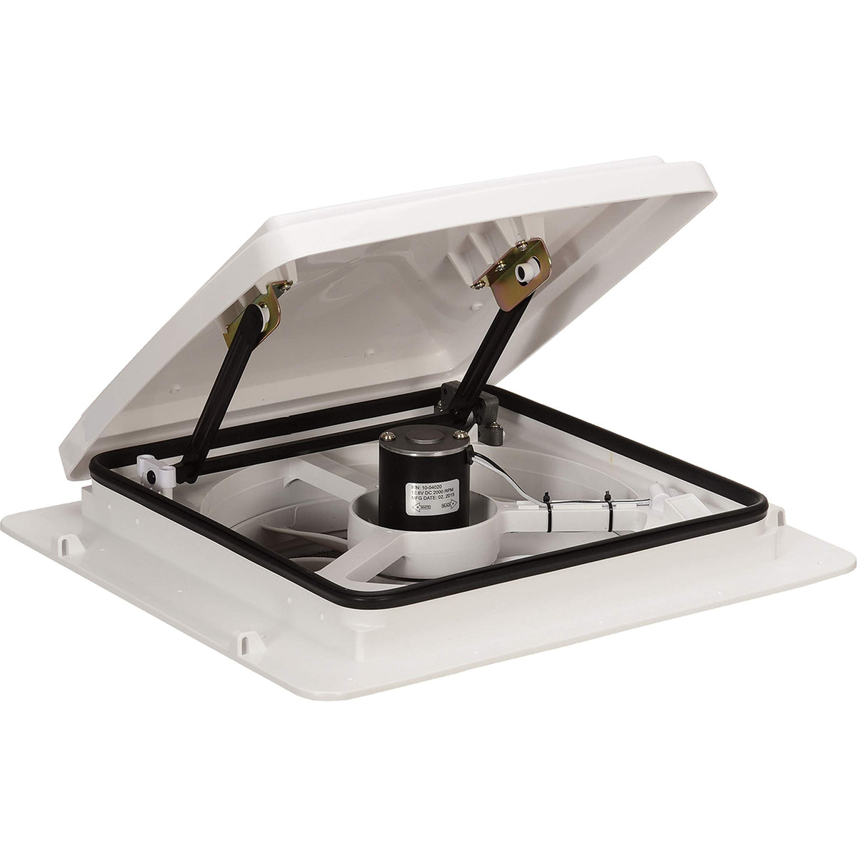 White 4-Speed Manual Vent Fan 14"x14" M909771