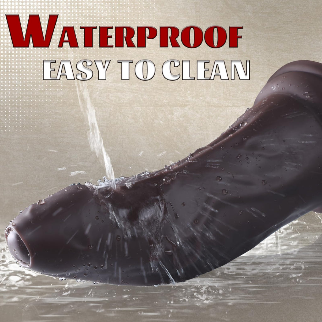 13 Inch Dual Density Silicone Dildo with Suction Cup K578