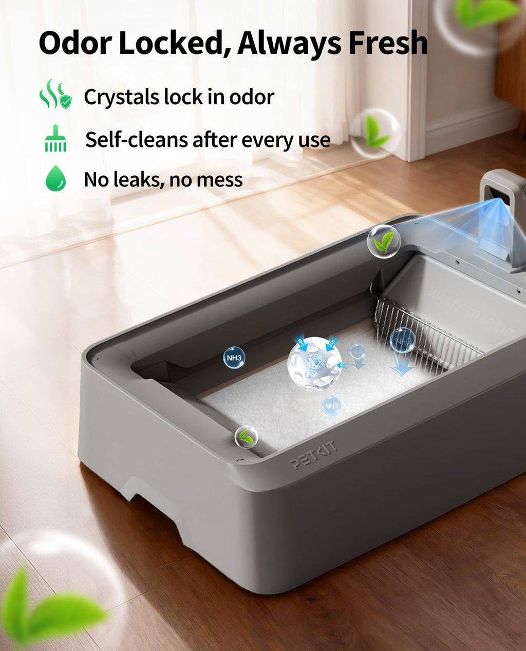 Crystal Cat Litter with Tray 4.5 lb×4 Packs Q82589
