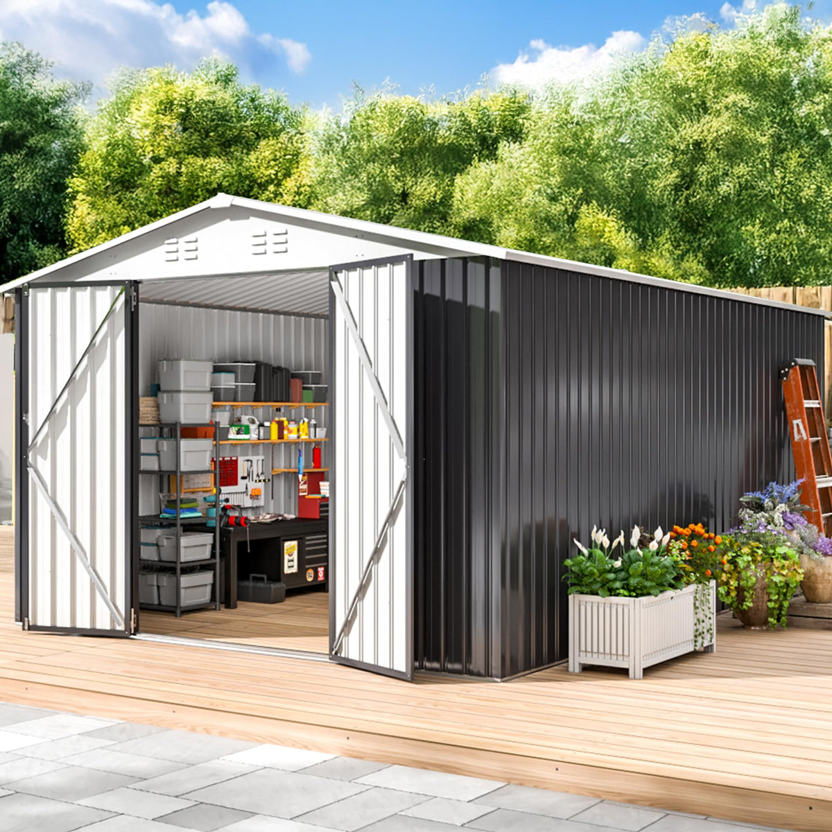 10x14 FT Outdoor Storage Shed I546455