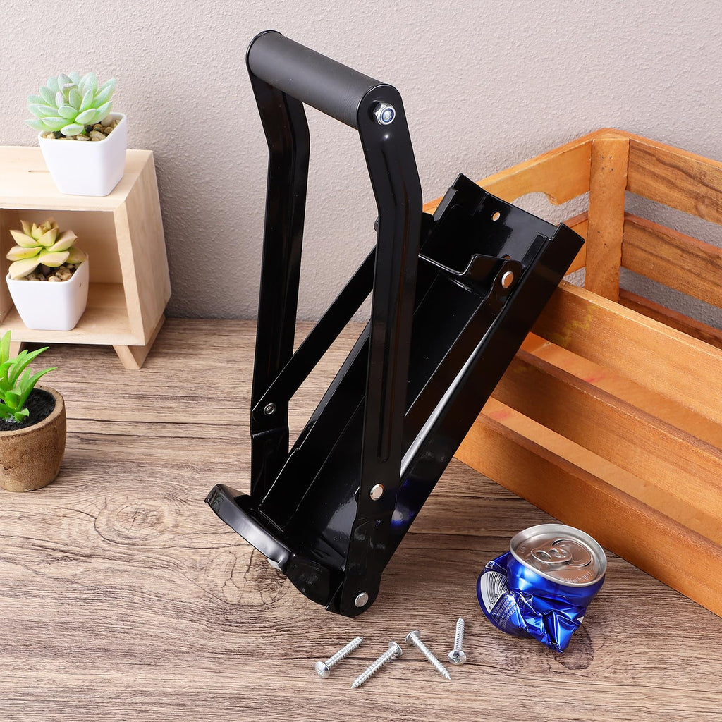 Wall Mounted Can Crusher with Bottle Opener D946589