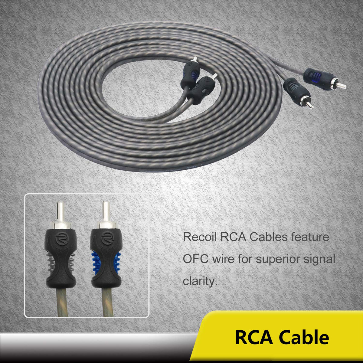 4 Gauge CCA Amplifier Wiring Kit with OFC RCA Cable I894