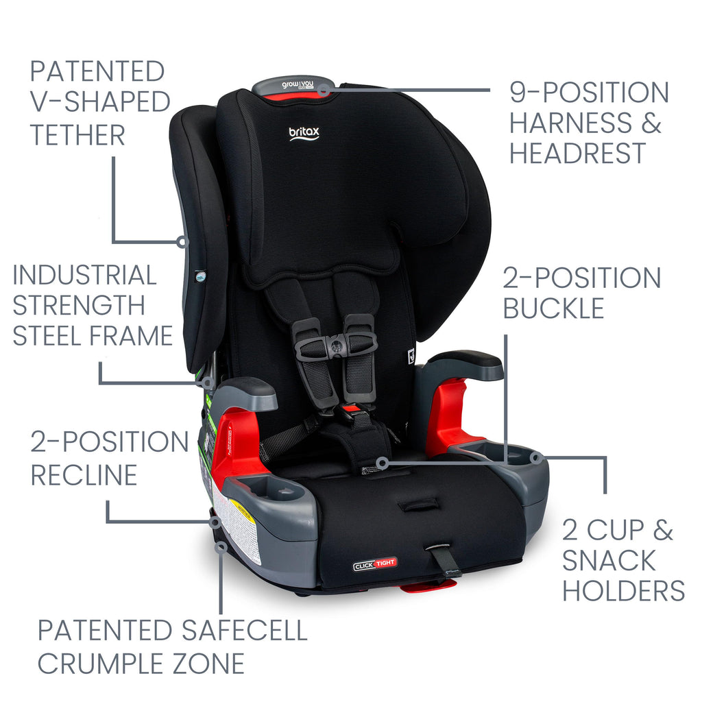 2-in-1 Harness Booster Car Seat & Waterproof Car Seat Liner W248