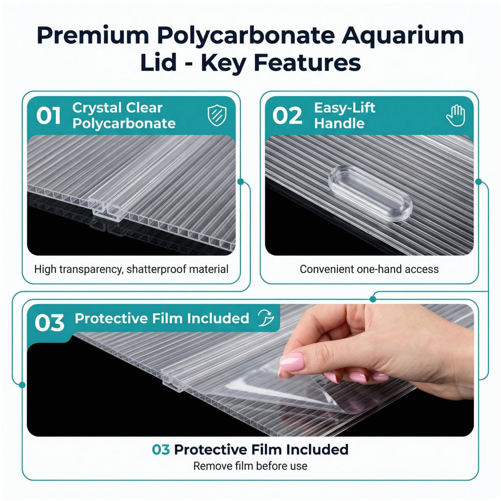 Clear Polycarbonate Aquarium Lid D20371