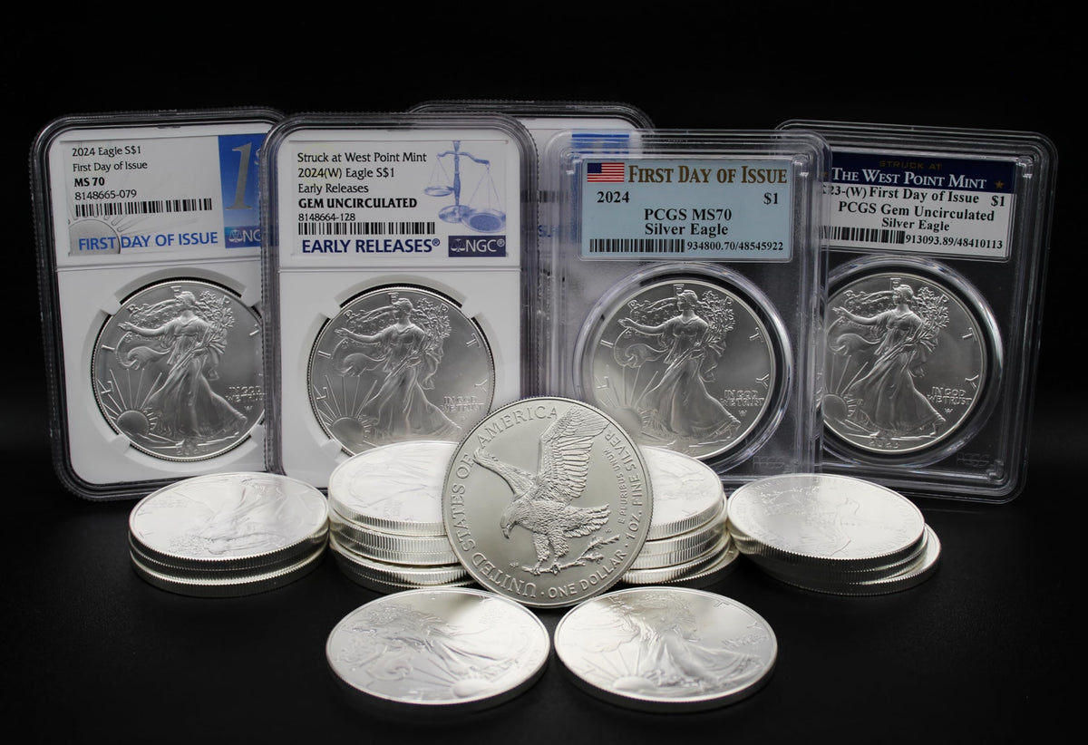 1 oz American Silver Eagle Coin MS-70 D18589