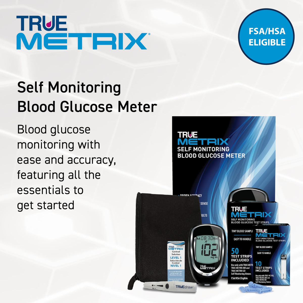 Blood Glucose Monitor Testing Supplies P33518