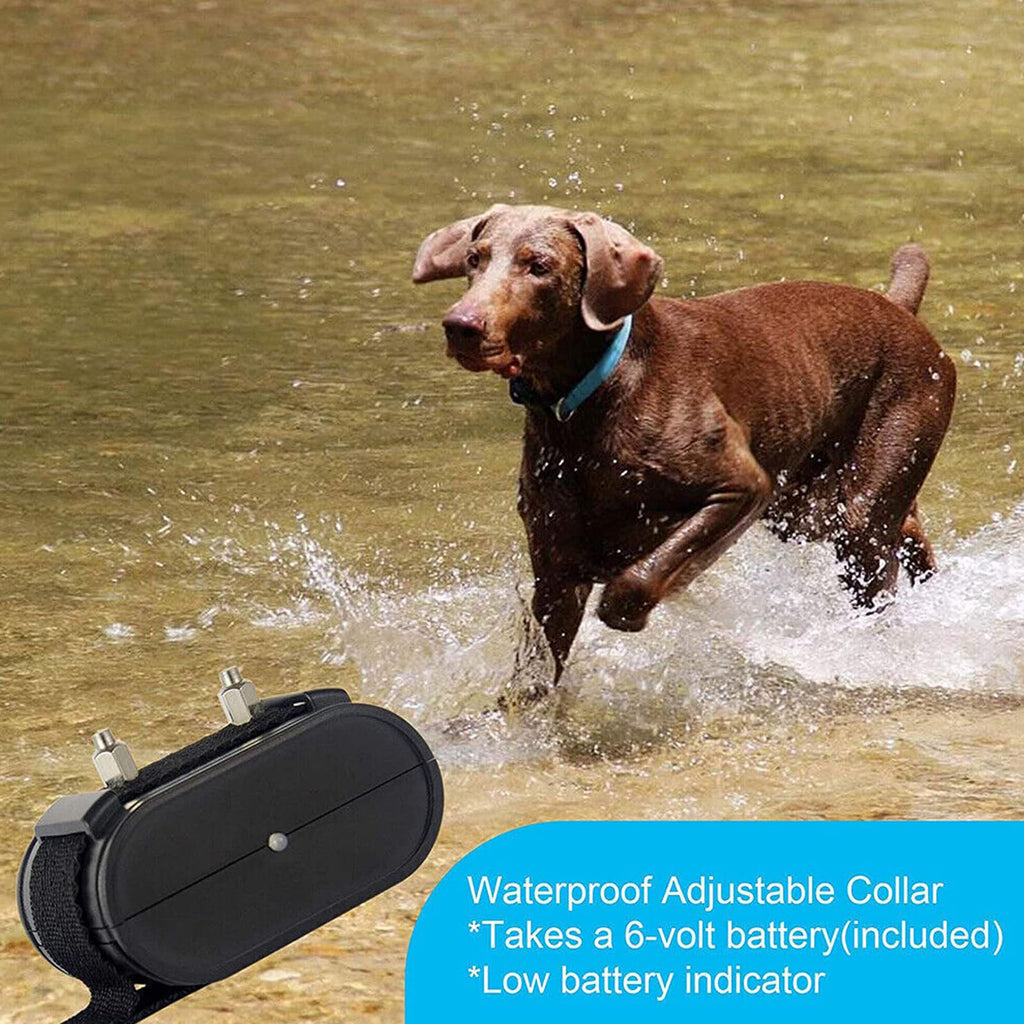 Electronic Dog Fence, In-ground/Aboveground Pet Containment System, Waterproof Training Collar P104