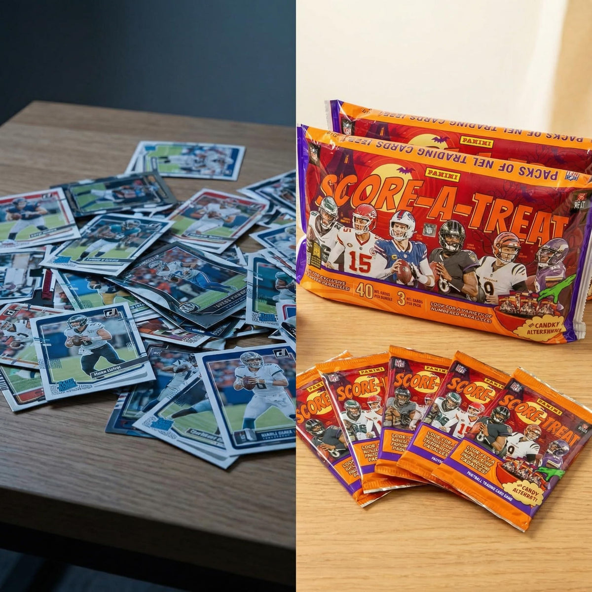 Halloween 2025 Football Trading Cards B1345