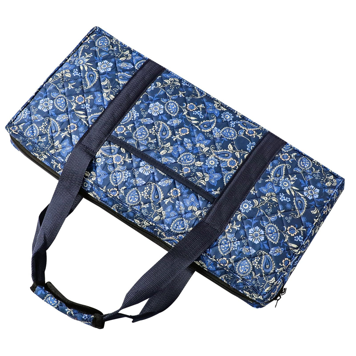 166 White Tiles Mahjong Set with Blue Carrying Bag C60256