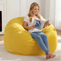 Yellow Memory Foam Bean Bag Chairs L65649