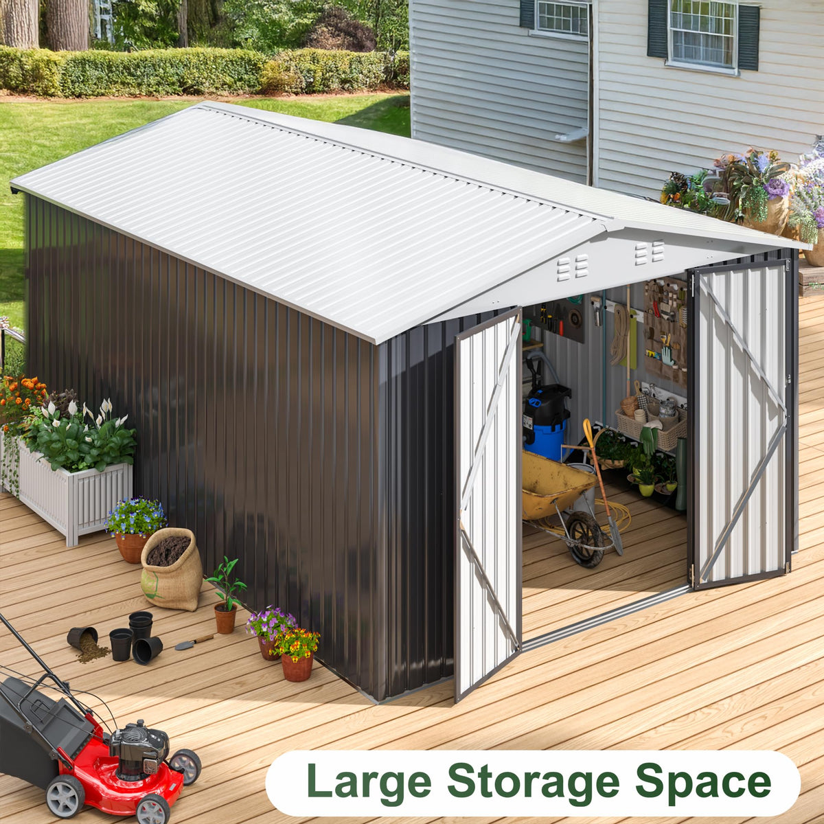10x14 FT Outdoor Storage Shed I546455
