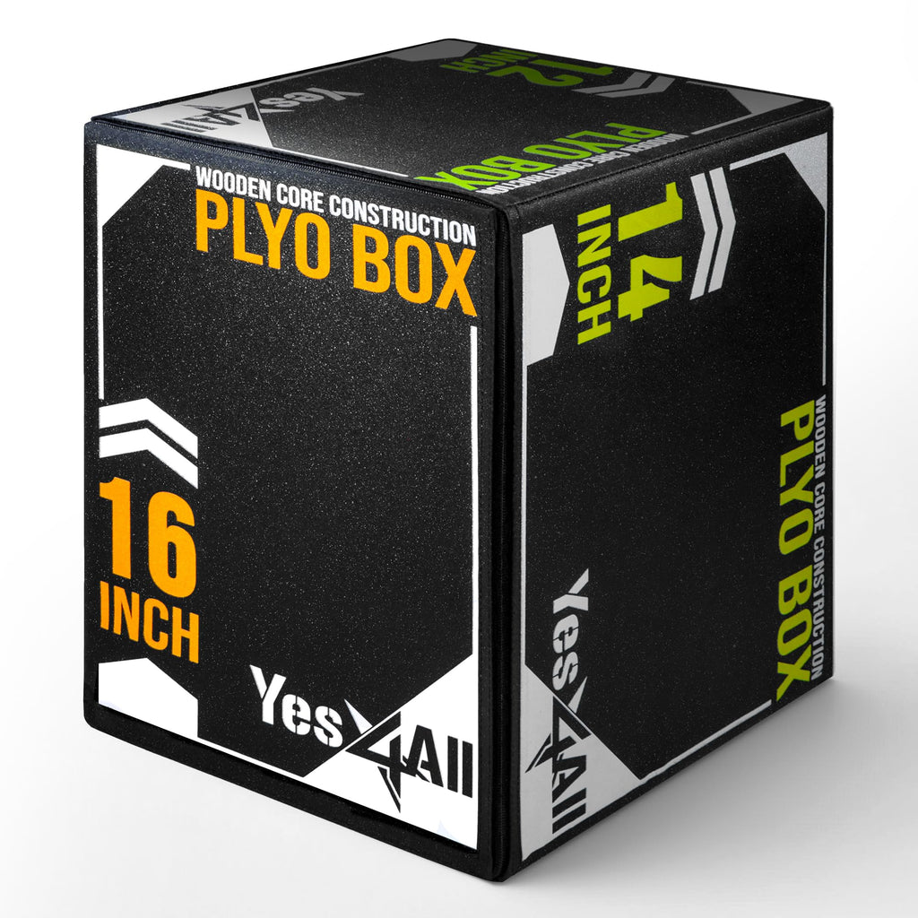 3-in-1 Soft-Padded Plyo Box with Wooden Core U4144